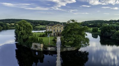 Waterton Park Hotel Drone Shot by Ben Cumming