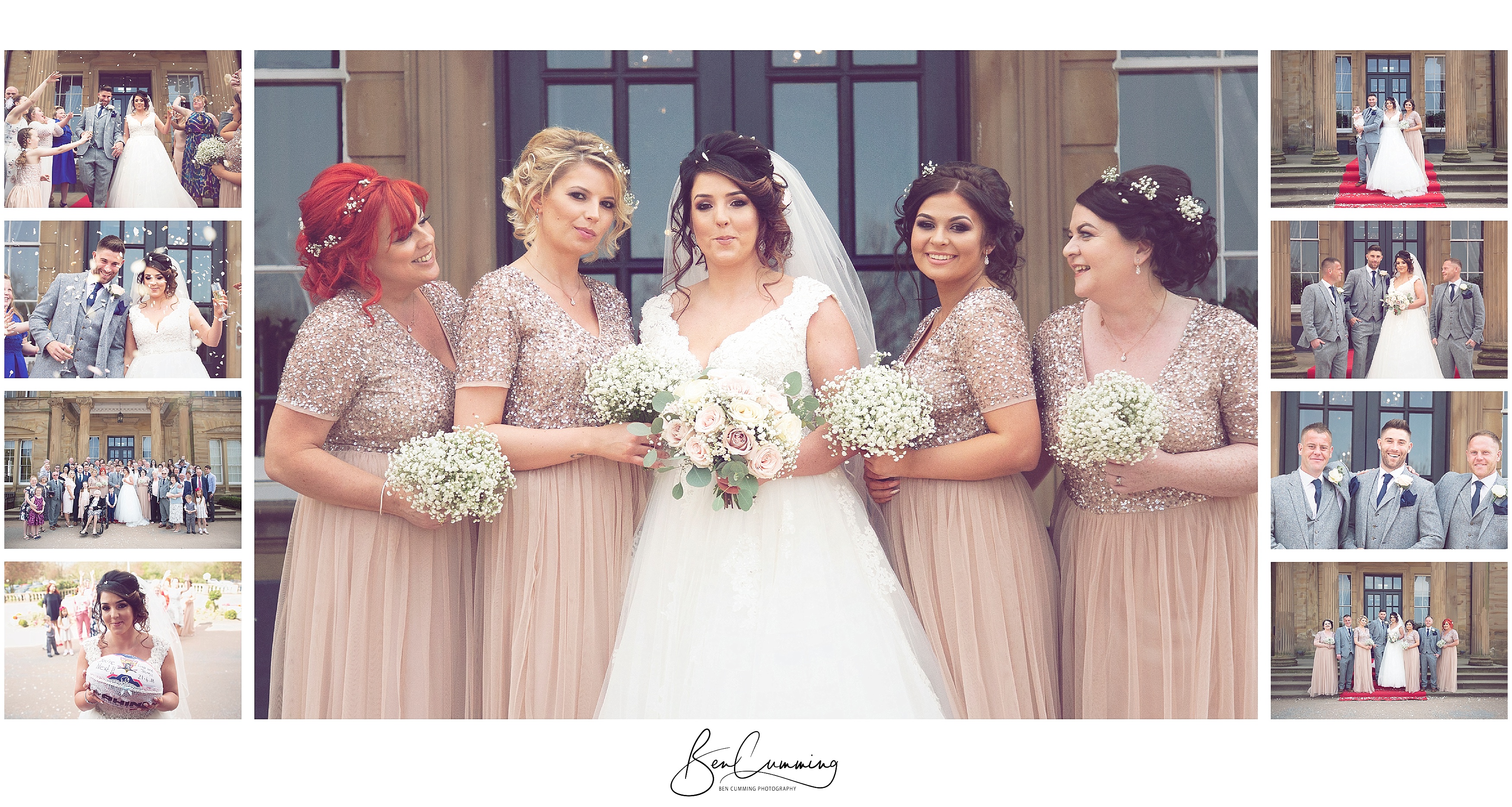 Oulton Hall West Yorkshire Wedding Photography by Ben Cumming Photography