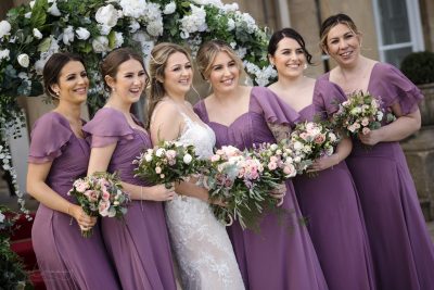 Bride and her Bridesmaids at Rudding Park