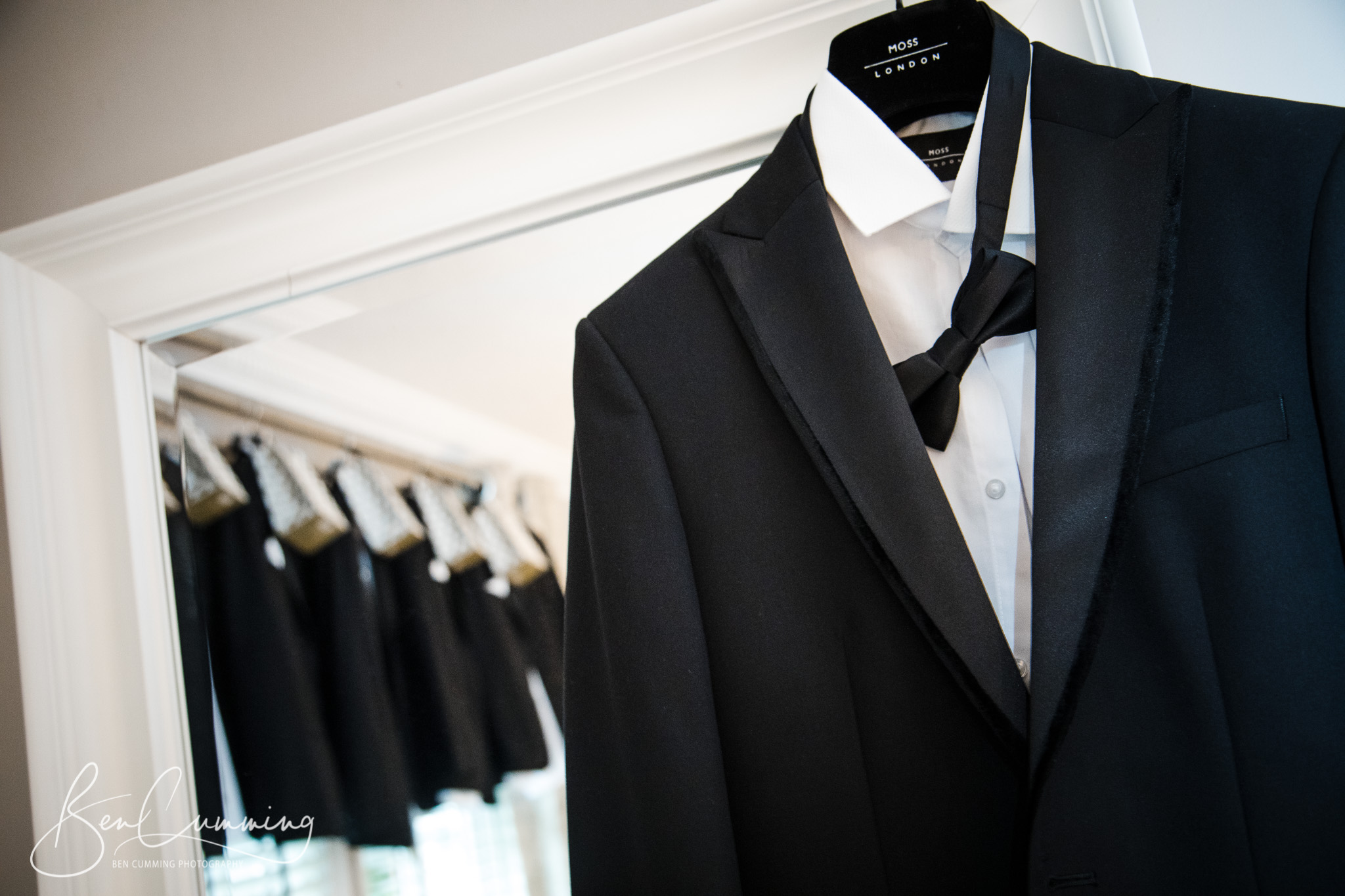 The Groomsmens suits at Oulton Hall