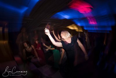party time at a wedding at Oulton Hall