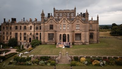 Group Wedding Photo at Allerton Castle